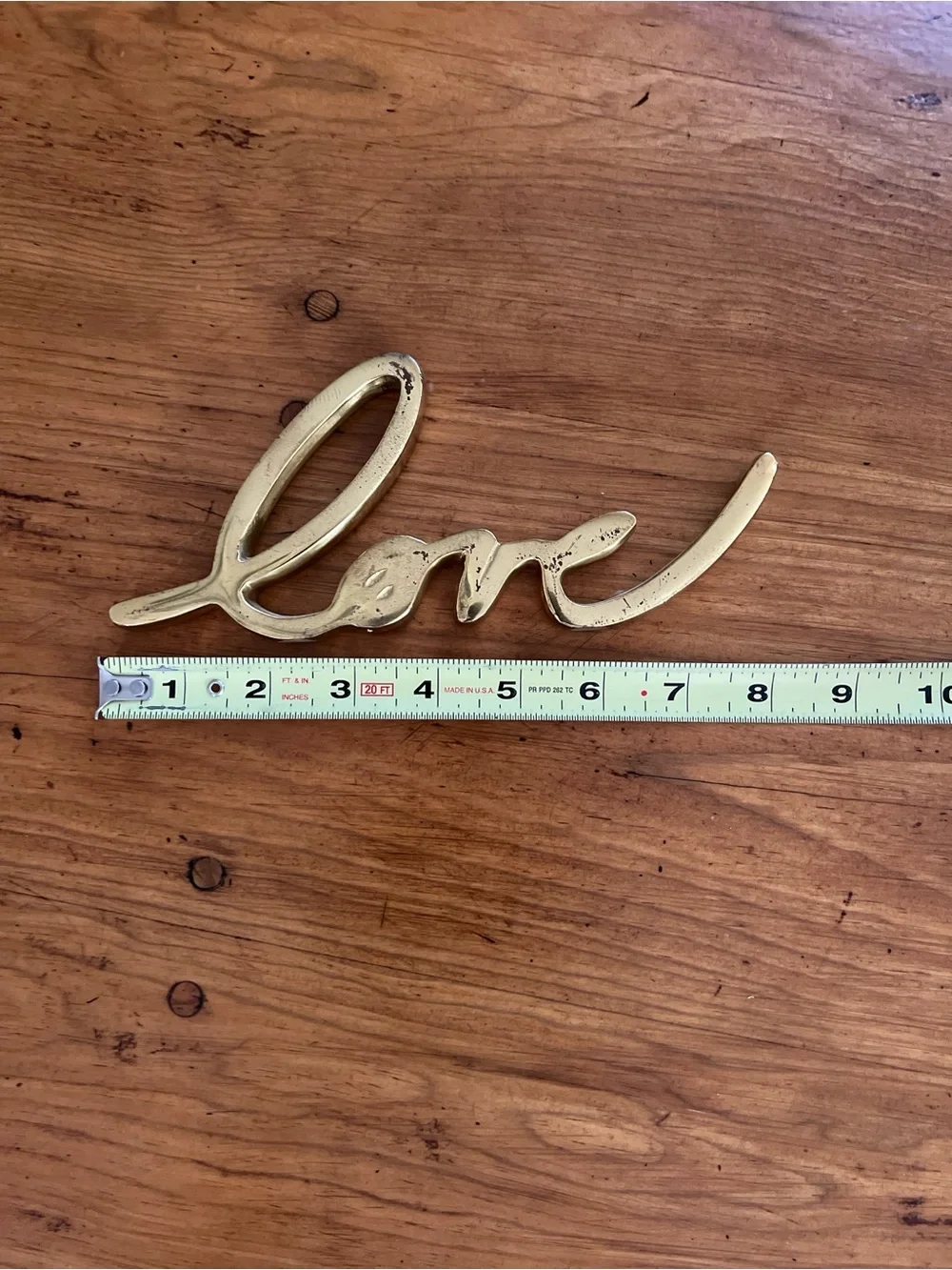 West Elm Brass Love